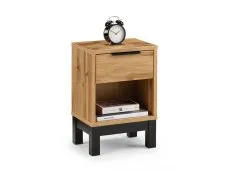 Julian Bowen Julian Bowen Bali Oak 1 Drawer Bedside Table