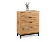 Julian Bowen Julian Bowen Bali Oak 4 Drawer Chest of Drawers