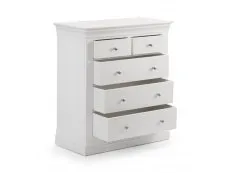 Julian Bowen Julian Bowen Clermont Surf White 3+2 Chest of Drawers