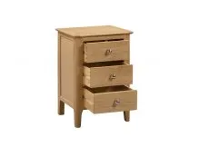 Julian Bowen Julian Bowen Cotswold Oak 3 Drawer Bedside Table