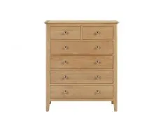 Julian Bowen Julian Bowen Cotswold Oak 4+2 Chest of Drawers