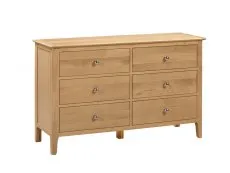 Julian Bowen Julian Bowen Cotswold Oak 6 Drawer Chest of Drawers