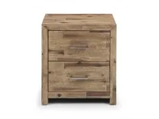 Julian Bowen Julian Bowen Hoxton Rustic 2 Drawer Bedside Table