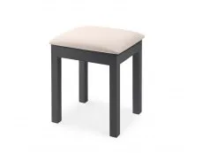 Julian Bowen Julian Bowen Maine Anthracite Wooden Dressing Table Stool