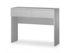 Julian Bowen Julian Bowen Manhattan Grey High Gloss 2 Drawer Dressing Table