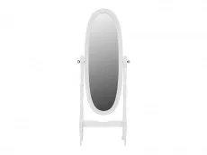 Seconique Seconique Contessa White Wooden Cheval Mirror