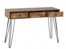 Seconique Seconique Ottawa Oak 3 Drawer Console Table