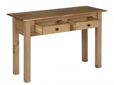 Seconique Seconique Panama Waxed Pine 2 Drawer Console Table