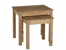 Seconique Seconique Panama Waxed Pine Nest of Tables