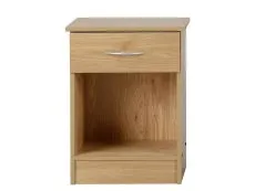 Seconique Seconique Bellingham Oak 1 Drawer Bedside Cabinet