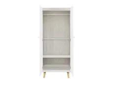 Seconique Seconique Dixie Grey and White 2 Door Wardrobe