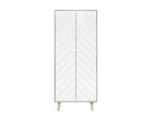 Seconique Seconique Dixie Grey and White 2 Door Wardrobe