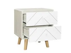 Seconique Seconique Dixie Grey and White 3 Piece Bedroom Furniture Package