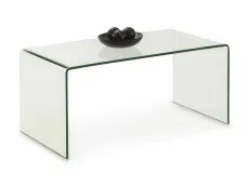 Julian Bowen Julian Bowen Amalfi Clear Glass Coffee Table