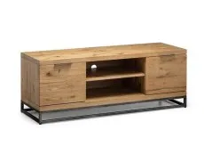 Julian Bowen Julian Bowen Brooklyn Oak Wooden 2 Door TV Cabinet