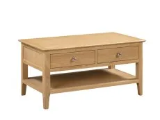 Julian Bowen Julian Bowen Cotswold Oak 2 Drawer Coffee Table (Assembled)