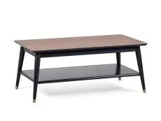 Julian Bowen Julian Bowen Findlay Black and Walnut Coffee Table