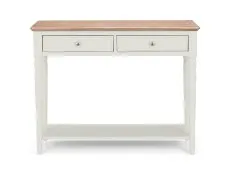 Julian Bowen Julian Bowen Provence Grey and Oak 2 Drawer Console Table