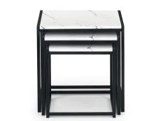 Julian Bowen Julian Bowen Tribeca Marble Effect Nest of Tables