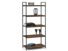 Julian Bowen Julian Bowen Tribeca Walnut Effect Tall Bookcase