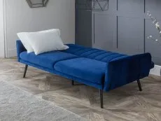 Julian Bowen Julian Bowen Afina Blue Velvet Sofa Bed