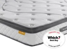 SleepSoul SleepSoul Heaven Gel Pocket 1000 Pillowtop 4ft6 Double Mattress in a Box