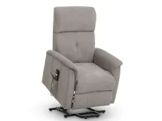 Julian Bowen Julian Bowen Ava Single Motor Taupe Chenille Riser Recliner Chair