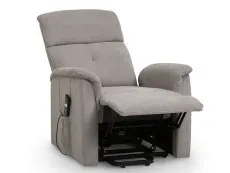 Julian Bowen Julian Bowen Ava Single Motor Taupe Chenille Riser Recliner Chair