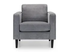 Julian Bowen Julian Bowen Hayward Grey Chenille Armchair