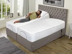 Flexisleep Flexisleep Memory Extra Firm Electric Adjustable 5ft King Size Bed (2 x 2ft6)