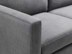 Julian Bowen Julian Bowen Marant Grey Linen Corner Sofa