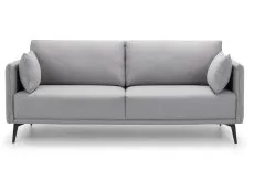 Julian Bowen Rohe Platinum Fabric 3 Seater Sofa