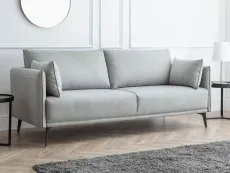 Julian Bowen Julian Bowen Rohe Platinum Fabric 3 Seater Sofa