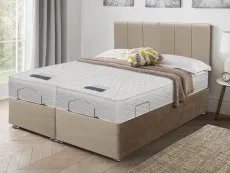 ASC ASC Contour Memory 6ft Super King Size Electric Adjustable Divan Bed (2 x 3ft)