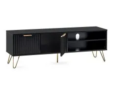 Julian Bowen Julian Bowen Murano Black and Gold 2 Door TV Cabinet