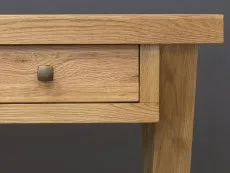 Honey B X Range 2 Drawer Oak Wooden Console Table (Assembled)