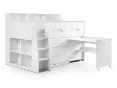 Julian Bowen Julian Bowen Jupiter 3ft Single White Mid Sleeper Bed Frame