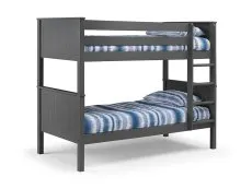 Julian Bowen Julian Bowen Maine 3ft Single Anthracite Wooden Bunk Bed Frame