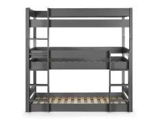 Julian Bowen Julian Bowen Trio 3ft Anthracite Triple Wooden Bunk Bed Frame