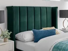 Limelight  Limelight Polaris 5ft King Size Emerald Green Fabric Bed Frame