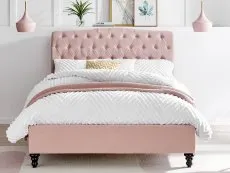 Limelight  Limelight Rosa 5ft King Size Pink Fabric Bed Frame