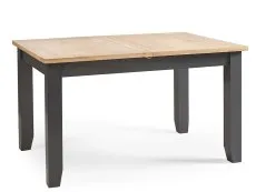 Julian Bowen Julian Bowen Bordeaux 140cm Grey and Oak Extending Dining Table