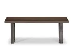 Julian Bowen Julian Bowen Brooklyn 120cm Dark Oak Dining Bench