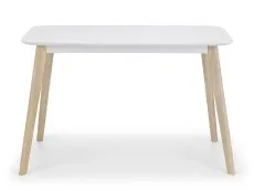 Julian Bowen Julian Bowen Casa 120cm White and Limed Oak Dining Table