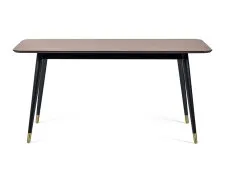 Julian Bowen Julian Bowen Findlay 160cm Black and Walnut Dining Table