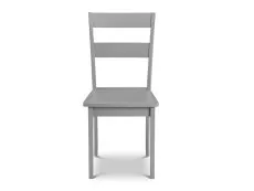 Julian Bowen Julian Bowen Kobe Set of 2 Grey Wooden Dining Chairs