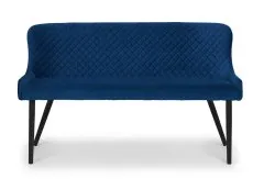 Julian Bowen Julian Bowen Luxe 143cm Blue Velvet Dining Bench