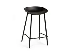 Julian Bowen Julian Bowen Renzo Set of 2 Black Bar Stools