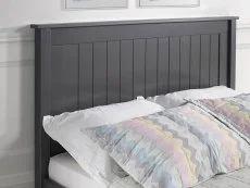 Limelight  Limelight Taurus 5ft King Size Dark Grey Wooden Bed Frame (High Footend)