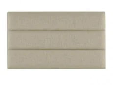 Deluxe Clearance - Deluxe Howarth 3ft Single Strutted Headboard - Faux Suede Beige